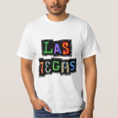 Retro Las Vegas Neon T-Shirt (Vorderseite)