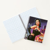 Retro Las Vegas Pin-up Notizblock (Innenseite)