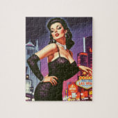 Retro Las Vegas Pin-up Puzzle (Vertikal)