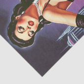 Retro Las Vegas Pin-up Seidenpapier (Ausschnitt)