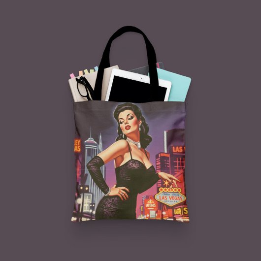 Retro Las Vegas Pin-up Tasche