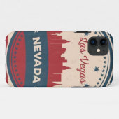 Retro Las Vegas Skyline Case-Mate iPhone Hülle (Rückseite (Horizontal))