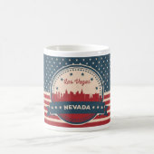 Retro Las Vegas Skyline Kaffeetasse (Mittel)
