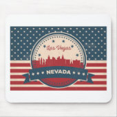 Retro Las Vegas Skyline Mousepad (Vorne)