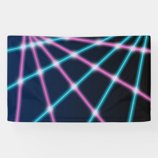 Retro Laser-Foto-Schulporträt-Hintergrund-80er 90s Banner (Horizontal)