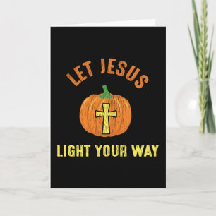 Retro, lass Jesus deinen Weg erleuchten, christlic Karte