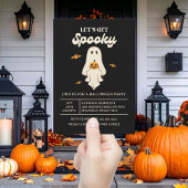 Retro Lasse "Get Spooky Halloween" Einladung