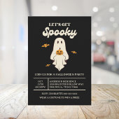 Retro Lasse "Get Spooky Halloween" Einladung