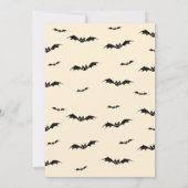 Retro Lasse Spooky Costume Halloween-Party Einladung (Rückseite)