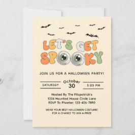 Retro Lasse Spooky Costume Halloween-Party Einladung