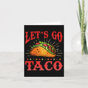 Retro Lasse Taco Shirt Funny Lasse Taco für mich Karte