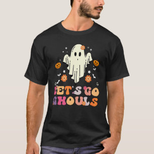 Retro Lasst Uns Geister Kinder Halloween-Party Str T-Shirt