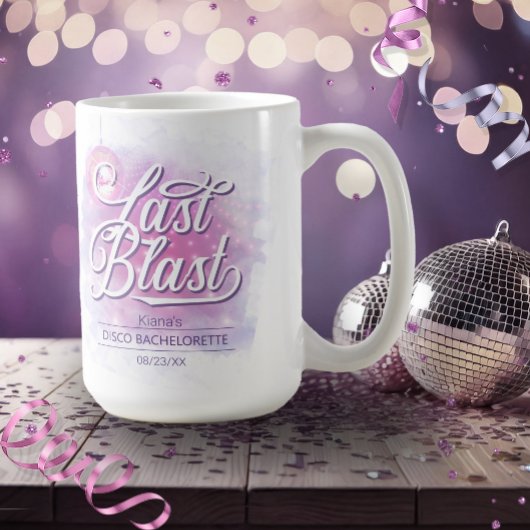 Retro Last Blast Disco Bachelorette ID928 Kaffeetasse