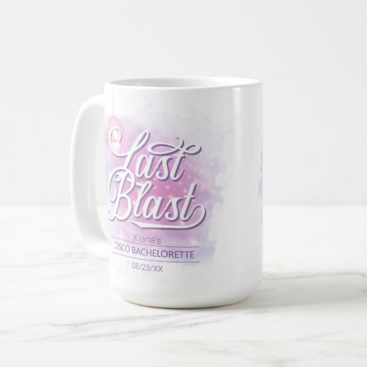 Retro Last Blast Disco Bachelorette ID928 Kaffeetasse (Vorderseite Links)