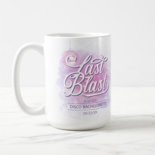 Retro Last Blast Disco Bachelorette ID928 Kaffeetasse (Links)
