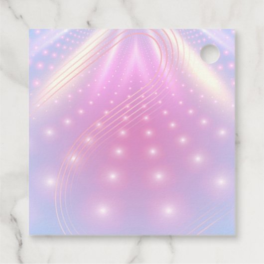 Retro Last Blast Disco Bachelorette v2 ID928 Geschenkanhänger (Rückseite)