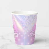 Retro Last Blast Disco Bachelorette v2 ID928 Pappbecher (Rechts)