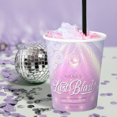 Retro Last Blast Disco Bachelorette v2 ID928 Pappbecher