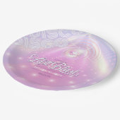 Retro Last Blast Disco Bachelorette v2 ID928 Pappteller (Schrägansicht)