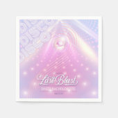 Retro Last Blast Disco Bachelorette v2 ID928 Serviette (Vorderseite)
