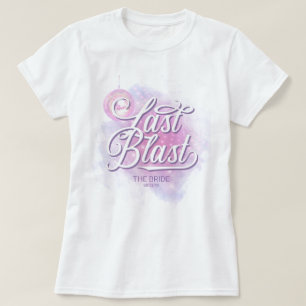 Retro Last Blast Disco Junggesellinnenabschied Bra T-Shirt