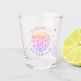Retro Last Disco Bachelorette Weekend Party Favor Schnapsglas