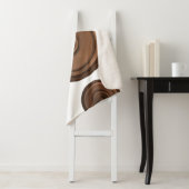 Retro-Lautsprecher: braun, abgeschieden weiß. Sherpadecke (Beispiel)