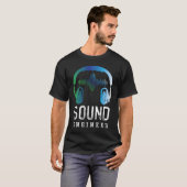 Retro Lautsprecher Music Audio Engineering Sound E T-Shirt (Vorne ganz)