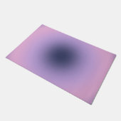 Retro Lavender Lila Gradient Fußmatte (Schrägansicht)