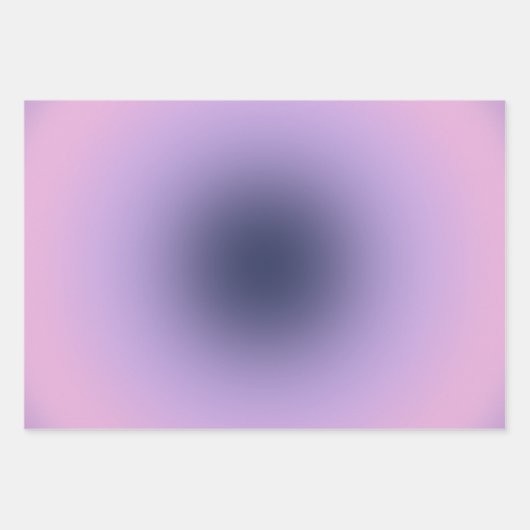 Retro Lavender Lila Gradient Geschenkpapier Set (Vorderseite)