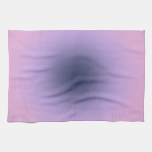 Retro Lavender Lila Gradient Geschirrtuch (Horizontal)
