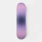 Retro Lavender Lila Gradient Skateboard (Vorne)