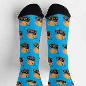 Retro Lawnmäwer Sunset Socken (Oben)