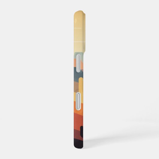 Retro Layered Canyons iPhone 16 Hülle (Rechte Seite)