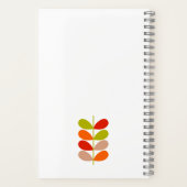 Retro Leaf Notebook - Modernes Mittelalter Notizblock (Rückseite)