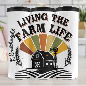 Retro-Leben in der Landwirtschaft Thermosbecher