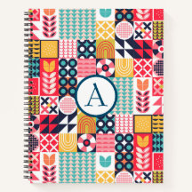 Retro Lebhaftes geometrisches Muster