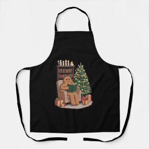 Retro Lebkuchen Lesebücher Weihnachten Lehrer Schürze