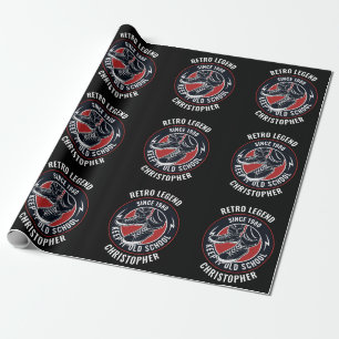 Retro-Legend-Geburtstags-Sneaker-Tasse Geschenkpapier