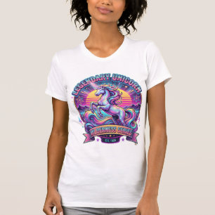 Retro-Legendäre-Einhorn-&-Sterne-T-Shirt für Damen T-Shirt
