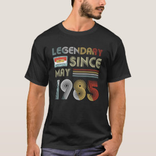 Retro legendärer seit Mai 1985 34. Geburtstag T-Shirt