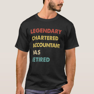 Retro Legendary Chargerary Accountant hat sich gek T-Shirt