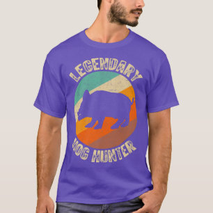 Retro Legendary Hog Hunter Vintages Schweinehurz B T-Shirt