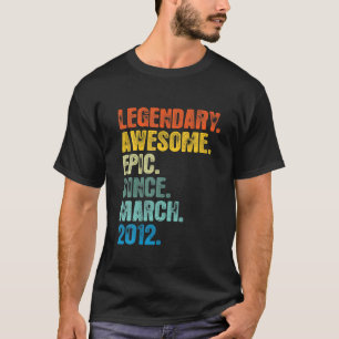 Retro Legendary seit März 2012 T 9 Years T-Shirt