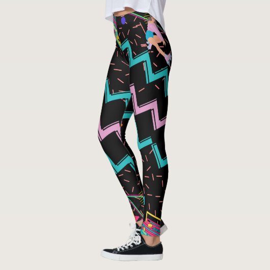 Retro-Leggings der 90er Leggings (Links)