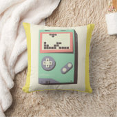 Retro LEGO Gameboy Throw Pillow – Fun Geeky Gift f Kissen (Decke)
