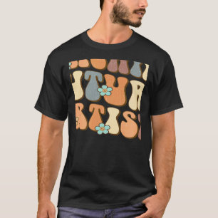 Retro-Lehre zukünftigen Künstlern Lehrer Schüler T-Shirt