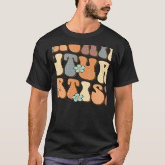 Retro-Lehre zukünftigen Künstlern Lehrer Schüler T-Shirt