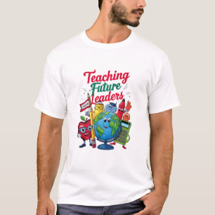 Retro-Lehren zukünftige Führungskräfte Lehrer Schu T-Shirt