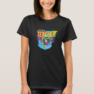 Retro-Lehrer, der es auf altmodische Weise macht R T-Shirt